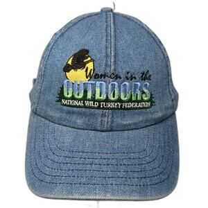 Women In The Outdoors National Wild Turkey Federation Baseball Cap Blue One Size